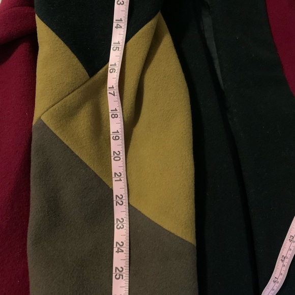 Ladies winter Wool long jacket/Coat size 6 - Picture 13 of 17